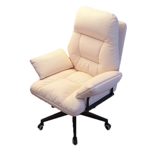 YDkjwjw Computer-Gaming-Stuhl Swivel Lift Büro-Schreibtischstühle mit Fußstütze, Verstellbarer Lazy Sofa Recliner mit Rädern, bequemer Sessel Video-Gaming-Stühle für Schlafzimmer Wohnzimmer von YDkjwjw