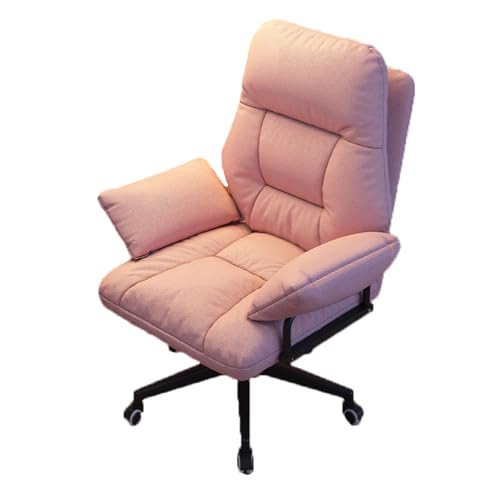 YDkjwjw Computer-Gaming-Stuhl Swivel Lift Büro-Schreibtischstühle mit Fußstütze, Verstellbarer Lazy Sofa Recliner mit Rädern, bequemer Sessel Video-Gaming-Stühle für Schlafzimmer Wohnzimmer von YDkjwjw