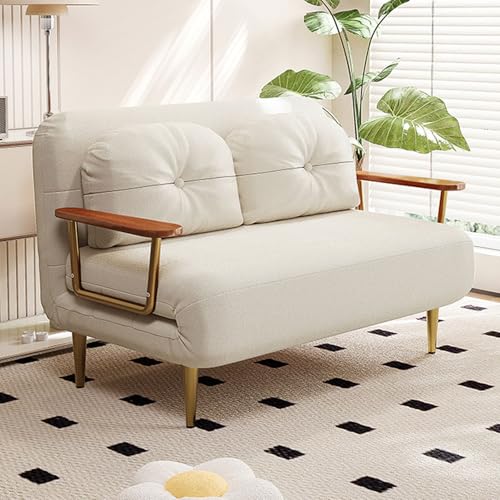 YDkjwjw Einzelschlafsofa 3-in-1 umwandelbar verstellbare Klappschlafcouch mit gepolsterter Rückenlehne Einzelklappsessel Freizeit Bodensofas für kleine Wohnungen von YDkjwjw