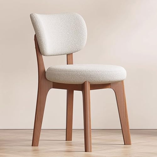 YDkjwjw Esszimmerstühle 2er-Set Mid Century Modern Esszimmerstuhl mit geschwungener Rückenlehne und Holzrahmen, gepolsterte Esszimmerstühle für Küche, Wohnzimmer von YDkjwjw