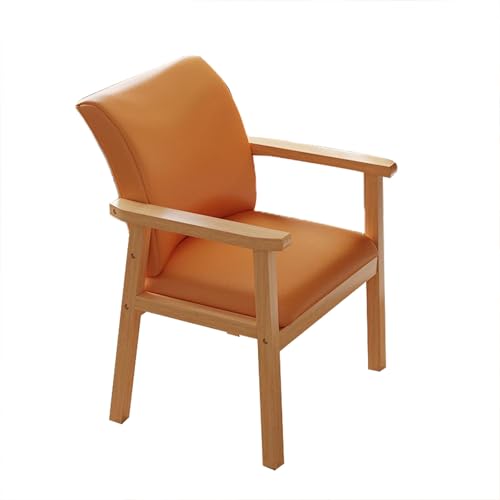 YDkjwjw Esszimmerstühle Set Holzsessel mit Rückenlehne, Moderne gepolsterte Küche Beistellstühle Bauernhaus Esszimmerstuhl für Küche, Esszimmer, Restaurant von YDkjwjw