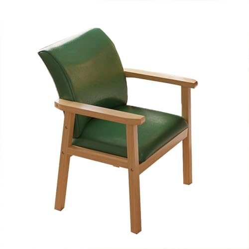 YDkjwjw Esszimmerstühle Set Holzsessel mit Rückenlehne, Moderne gepolsterte Küche Beistellstühle Bauernhaus Esszimmerstuhl für Küche, Esszimmer, Restaurant von YDkjwjw