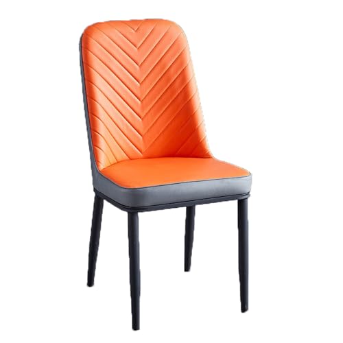 YDkjwjw Esszimmerstühle Set mit 2 Küchenpolsterstühlen mit Metallbeinen, Küchenstuhl Armloser Beistellstuhl für Esszimmer Wohnzimmer Lounge von YDkjwjw