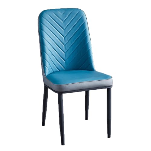 YDkjwjw Esszimmerstühle Set mit 2 Küchenpolsterstühlen mit Metallbeinen, Küchenstuhl Armloser Beistellstuhl für Esszimmer Wohnzimmer Lounge von YDkjwjw