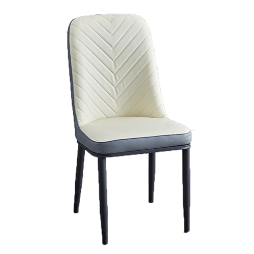 YDkjwjw Esszimmerstühle Set mit 2 Küchenpolsterstühlen mit Metallbeinen, Küchenstuhl Armloser Beistellstuhl für Esszimmer Wohnzimmer Lounge von YDkjwjw