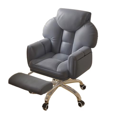 YDkjwjw Freizeit Bürostühle Rollendes bequemes Sofa Liege Verstellbare Rückenlehne Sessel Verstellbarer drehbarer Executive Schreibtischstuhl Computer Gaming Stuhl für Schlafzimmer Wohnzimmer von YDkjwjw