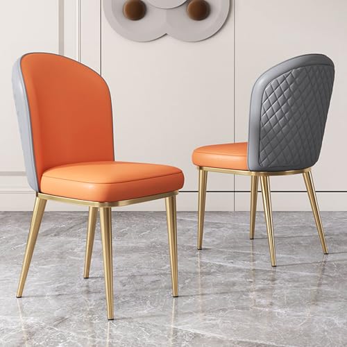 YDkjwjw Gepolsterte Esszimmerstühle Mid Century Modern Esszimmerstühle mit gebogener Rückenlehne Design für Küche, Esszimmer, Restaurant von YDkjwjw