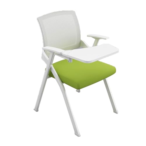 YDkjwjw Klappbarer Bürostuhl, stapelbar Konferenzraum Stühle mit Flip-Up Tablet Arm faltbar Ausbildung Schreibtischstuhl mit Mesh zurück für die Sitzung Gast Empfang YDkjwjw Klappbarer Bürostuhl, stapelbar Konferenzraum Stühle mit Flip-Up Tablet Arm faltbar Ausbildung Schreibtischstuhl mit Mesh zurück für die Sitzung Gast Empfang von YDkjwjw