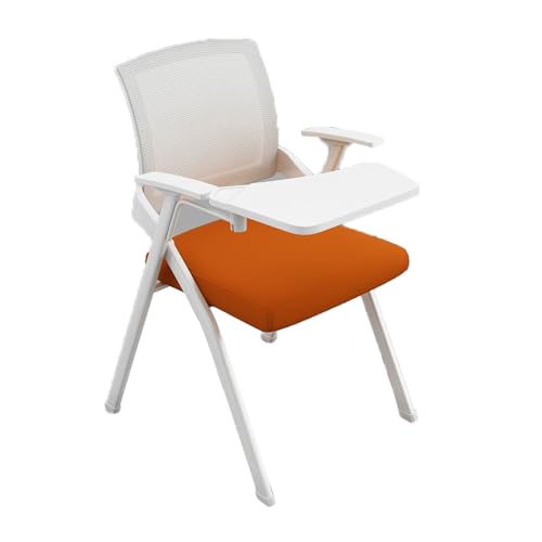 YDkjwjw Klappbarer Bürostuhl, stapelbar Konferenzraum Stühle mit Flip-Up Tablet Arm faltbar Ausbildung Schreibtischstuhl mit Mesh zurück für die Sitzung Gast Empfang YDkjwjw Klappbarer Bürostuhl, stapelbar Konferenzraum Stühle mit Flip-Up Tablet Arm faltbar Ausbildung Schreibtischstuhl mit Mesh zurück für die Sitzung Gast Empfang von YDkjwjw