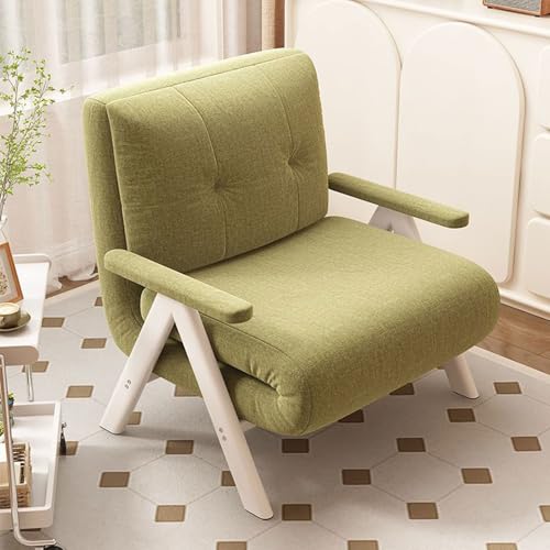 YDkjwjw Klappbares Schlafsofa mit Verstellbarer Rückenlehne und Kissen, 3-in-1-Cabrio-Einzelschlafsofa mit gepolstertem Sitz, Couch Guest Sleeper Recliner Lounge Sessel für Home Office von YDkjwjw