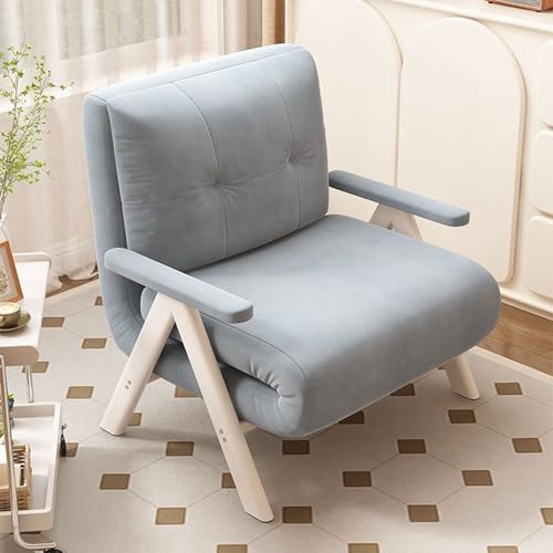 YDkjwjw Klappbares Schlafsofa mit Verstellbarer Rückenlehne und Kissen, 3-in-1-Cabrio-Einzelschlafsofa mit gepolstertem Sitz, Couch Guest Sleeper Recliner Lounge Sessel für Home Office von YDkjwjw