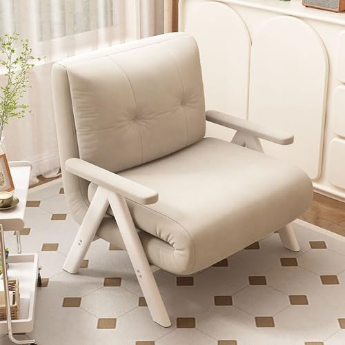 YDkjwjw Klappbares Schlafsofa mit Verstellbarer Rückenlehne und Kissen, 3-in-1-Cabrio-Einzelschlafsofa mit gepolstertem Sitz, Couch Guest Sleeper Recliner Lounge Sessel für Home Office von YDkjwjw