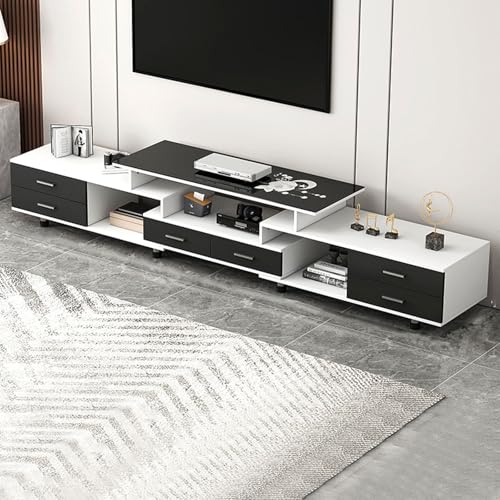 YDkjwjw Mid Century Modern TV-Ständerschrank Ausziehbare TV-Einheit Medieneinheiten mit Stauraum für das Wohnzimmer YDkjwjw Mid Century Modern TV-Ständerschrank Ausziehbare TV-Einheit Medieneinheiten mit Stauraum für das Wohnzimmer von YDkjwjw