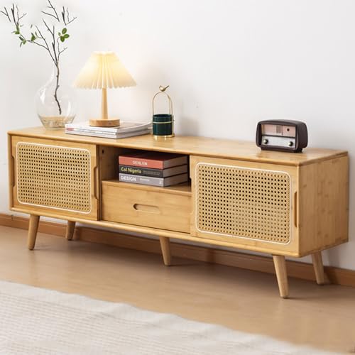 YDkjwjw Mid-Century TV-Ständer mit Schublade, Moderner hölzerner Entertainment Center Media Console Schrank mit Offenen Regalen für das Wohnzimmer YDkjwjw Mid-Century TV-Ständer mit Schublade, Moderner hölzerner Entertainment Center Media Console Schrank mit Offenen Regalen für das Wohnzimmer von YDkjwjw