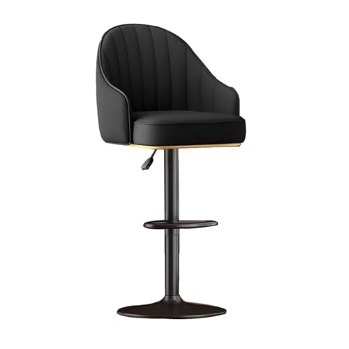 YDkjwjw Moderne Barhocker Satz von 6 höhenverstellbaren Drehstuhl mit Rückenlehne und Fußstütze für Frühstückstheke Home Kitchen YDkjwjw Moderne Barhocker Satz von 6 höhenverstellbaren Drehstuhl mit Rückenlehne und Fußstütze für Frühstückstheke Home Kitchen von YDkjwjw