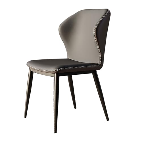 YDkjwjw Set mit 2 Esszimmerstühlen für das Esszimmer Wohnzimmer, armlose Esszimmerstühle mit Rückenlehne, gepolstertem Sitz und massiven Metallbeinen YDkjwjw Set mit 2 Esszimmerstühlen für das Esszimmer Wohnzimmer, armlose Esszimmerstühle mit Rückenlehne, gepolstertem Sitz und massiven Metallbeinen von YDkjwjw