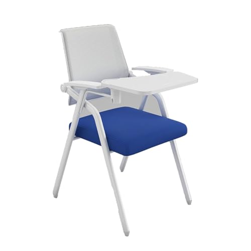 YDkjwjw Stapelbar Konferenzraum Stühle mit Flip-Up Tablet Arm Folding Office Chair mit Mesh Back und Lendenwirbelstütze für Home Office Training Room YDkjwjw Stapelbar Konferenzraum Stühle mit Flip-Up Tablet Arm Folding Office Chair mit Mesh Back und Lendenwirbelstütze für Home Office Training Room von YDkjwjw