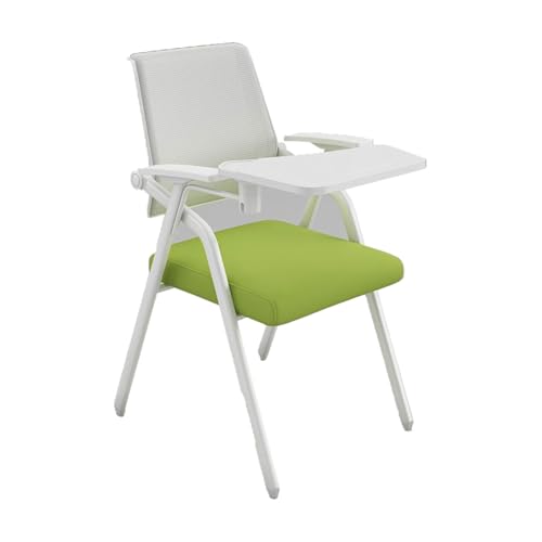 YDkjwjw Stapelbar Konferenzraum Stühle mit Flip-Up Tablet Arm Folding Office Chair mit Mesh Back und Lendenwirbelstütze für Home Office Training Room YDkjwjw Stapelbar Konferenzraum Stühle mit Flip-Up Tablet Arm Folding Office Chair mit Mesh Back und Lendenwirbelstütze für Home Office Training Room von YDkjwjw