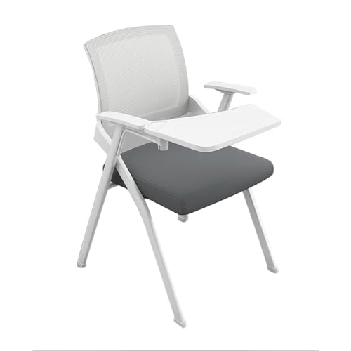 YDkjwjw Stapelbare Konferenzraumstühle Klappbarer Bürostuhl mit hochklappbarem Tablet-Arm Klappbarer Trainings-Schreibtischstuhl mit Netzrücken für Meeting-Gästeempfang YDkjwjw Stapelbare Konferenzraumstühle Klappbarer Bürostuhl mit hochklappbarem Tablet-Arm Klappbarer Trainings-Schreibtischstuhl mit Netzrücken für Meeting-Gästeempfang von YDkjwjw