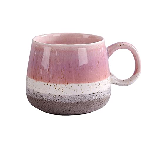 YDoLimmer Keramik Kaffeetasse Keramik Tasse Tee Tasse Espresso Tasse 350ml Mark Kaffeetasse Geburtstagsgeschenk Weihnachten Hochzeit Valentinstag Jubiläum (Rot) von YDoLimmer