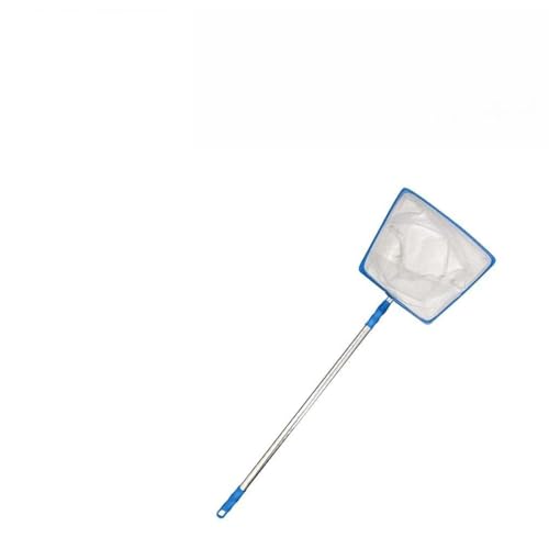 Robus Metall Plastikblatt Blatt Rake Netto Schnell Benutzerfreundlich Kompaktes Pool Skimmer Netto -Schwimmbad Versorgt Blatt Rake Teleskop Aluminium Pole Fine Mesh Comprehensive Pool (Quadrat) von YDuupxe