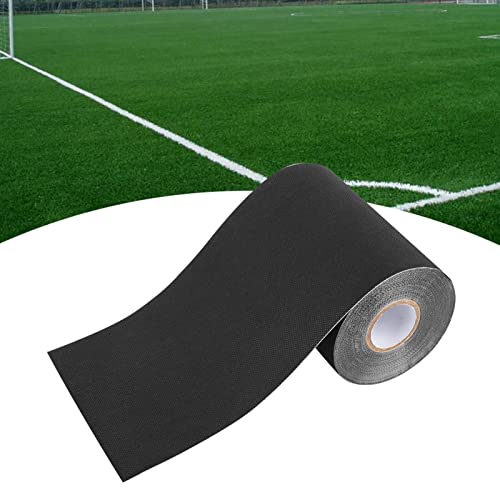 Synthetisches Grasband Zum Verbinden des Teppichs Im Freien mit Künstlichen Rasengrasklebeband Rasenfliege mit Starker Klebung Nicht-lehrende Bindung Nicht-Schlupf-Klebeband Nahtklebeband (BLACK) von YDuupxe