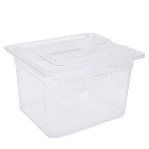 YDuupxe 12L Slow Cooker Food Storage Container mit Deckel Universal Plastic Cooking Box für die Meisten Kocher -Mikrowellen und Gefrierschrank Sicher von YDuupxe