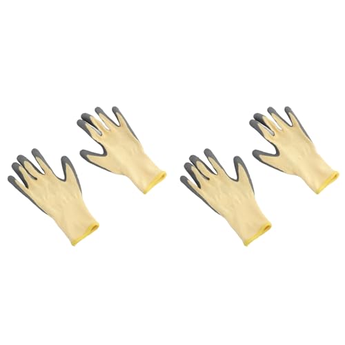 YDuupxe 2 Paar Gummiisolierte Elektrikerhandschuhe, 400-V-Widerstand, Flammhemmend, Rutschfest, Nylongewebe, Hochspannungs-Sicherheits-Arbeitshandschuhe mit Spannung Unten YDuupxe 2 Paar Gummiisolierte Elektrikerhandschuhe, 400-V-Widerstand, Flammhemmend, Rutschfest, Nylongewebe, Hochspannungs-Sicherheits-Arbeitshandschuhe mit Spannung Unten von YDuupxe