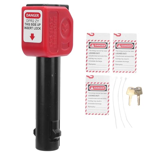 YDuupxe Circuit Breaker Lockout Tagout Device Kit Selbstverriegelungsverminderung Leistungsschalter Schloss für 14 Mm Durchmesser YDuupxe Circuit Breaker Lockout Tagout Device Kit Selbstverriegelungsverminderung Leistungsschalter Schloss für 14 Mm Durchmesser von YDuupxe