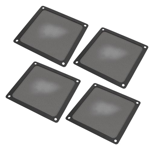 YDuupxe Computerlüfterstaubfilter 140x140 Mm Magnetrahmen 4pcs, und zu Warten, für die Hühnerkoop -Entlüftungsanwendung (Black) von YDuupxe