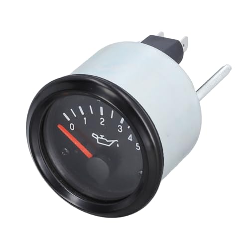 YDuupxe LED -Hintergrundbeleuchtung Öldruckmesser Wasserdichtem Motorstoff -Kraftstoff Druckmesser Transparent Abdeckung für Breite Aluminiumlegierung für den Motorsatz (24 V 350-040-003) von YDuupxe