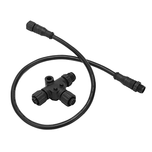 YDuupxe NMEA 2000 Lowrance Networks Elektronische Kabel -Simrad -Netzwerke für B & G Netzwerke mit 5 Pin Stecker für NMEA 2000 für Navico IP67 Wasserdichtes ABS Material M12 Gewinde Einfach von YDuupxe