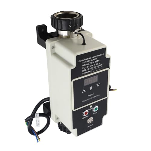 YDuupxe Spa Pool Warmwasserbereiter Easy Maintenance Digitale Display 2.7-3.3 KW Elektrischer Pool Warmwasserbereiter 220-240V von YDuupxe