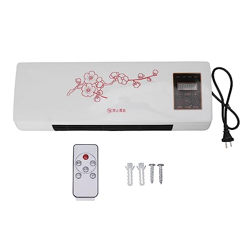 YDuupxe Wandheizung Elektrischer Raumheizung für Schlafzimmer 1800W LED Display Einstellbarer Thermostat -Timer -Sicherheitsschutz von YDuupxe