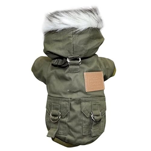 Hund Kleidung Winter Welpen Haustier Hund Mantel Jacke Für Kleine Mittlere Hunde Verdicken Warme Chihuahua Yorkies Hoodie Haustiere Kleidung von YEAG