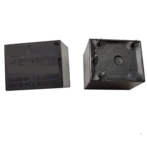 YEAHSO 5 Stück Relais GK3FF-12VDC-SA GK3FF-24VDC-SA GK3FF 12VDC SA GK3FF-12VDC-SC GK3FF-12VDC 4PIN T73 Reiskocher 12V Relais (Size : GK3FF-12VDC-S-A 4PIN) von YEAHSO
