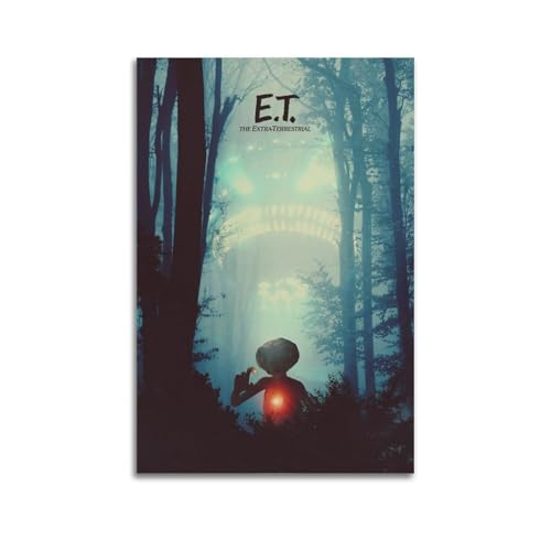 YEBGKRNR E.T. The Extra-Terrestrisches Filmposter, dekoratives Gemälde, Leinwand, Wandposter und Kunstdruck, moderne Familienschlafzimmer-Dekoration, Poster, 20 x 30 cm YEBGKRNR E.T. The Extra-Terrestrisches Filmposter, dekoratives Gemälde, Leinwand, Wandposter und Kunstdruck, moderne Familienschlafzimmer-Dekoration, Poster, 20 x 30 cm von YEBGKRNR