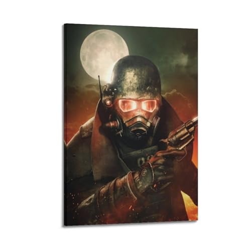 YEBGKRNR Videospiel Fallout New Vegas Courier Sechs Poster, dekoratives Gemälde, Leinwand, Wandposter und Kunstdruck, moderne Familienschlafzimmer-Dekoration, Poster, 40 x 60 cm von YEBGKRNR