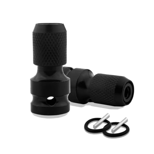 YEBOCIYO Stecknuss Adapter 2 Stück 1/2 Zoll Vierkantantrieb auf 1/4 Zoll Sechskantschaft Schlagschrauber-Adapter für Schlagbohrmaschinen YEBOCIYO Stecknuss Adapter 2 Stück 1/2 Zoll Vierkantantrieb auf 1/4 Zoll Sechskantschaft Schlagschrauber-Adapter für Schlagbohrmaschinen von YEBOCIYO