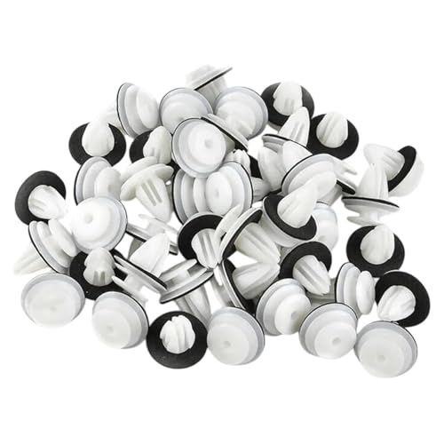 60 Stück Auto-Zierleisten-Clips, Kunststoff-Verschlüsse, Autotür-Zierleisten-Clips, Stoßstangenverkleidungen, Universal-Befestigungsclips, Kunststoff-Nieten, Autotür für Auto, Kofferraum, Innentüren von YEDJFFIYO