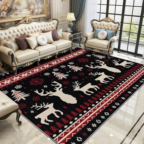 YEGRFJIS Moderner Teppich Abwaschbar und rutschfest Lässiges geometrisches Teppiche im böhmischen Stil, Kaschmir-Imitat Teppich für Wohn- und Schlafzimmer, Arbeitszimmer YEGRFJIS Moderner Teppich Abwaschbar und rutschfest Lässiges geometrisches Teppiche im böhmischen Stil, Kaschmir-Imitat Teppich für Wohn- und Schlafzimmer, Arbeitszimmer von YEGRFJIS