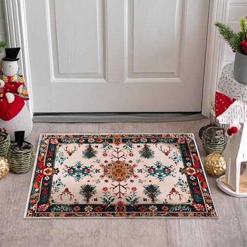 YEGRFJIS Moderner Teppich Abwaschbar und rutschfest Lässiges geometrisches Teppiche im böhmischen Stil, Kaschmir-Imitat Teppich für Wohn- und Schlafzimmer, Arbeitszimmer YEGRFJIS Moderner Teppich Abwaschbar und rutschfest Lässiges geometrisches Teppiche im böhmischen Stil, Kaschmir-Imitat Teppich für Wohn- und Schlafzimmer, Arbeitszimmer von YEGRFJIS