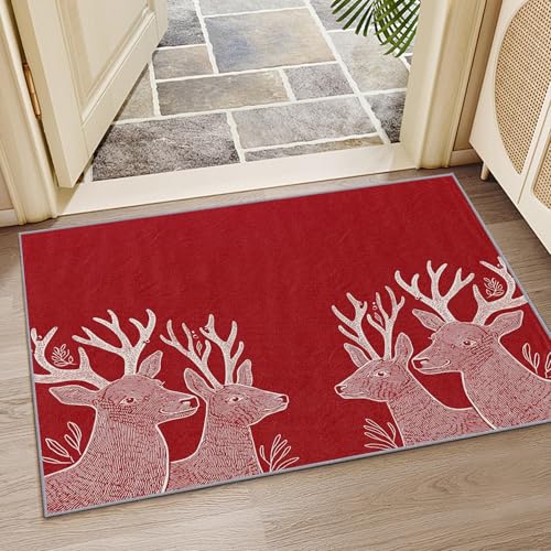 YEGRFJIS Moderner Teppich Abwaschbar und rutschfest Lässiges geometrisches Teppiche im böhmischen Stil, Kaschmir-Imitat Teppich für Wohn- und Schlafzimmer, Arbeitszimmer von YEGRFJIS