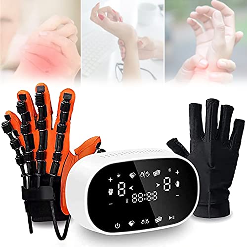 YEITH Roboter Handschuhe, Schlaganfall Hemiplegie Finger Trainingsgeräte, Fingerglättungsorthese, Geeignet Für Halbseitig Gelähmte Patienten Mit Funktionsstörungen Und Fingertraining,LeftHand-M von YEITH