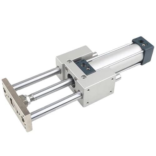 SC50 Pneumatische Standard Zylinder Hub 25-500mm Linearführungsschiene 1Pcs(Stroke 400mm,SC50 With Cylinder) von YEJCCGSQ