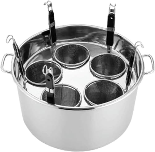 Pasta Töpfe Edelstahl Pasta Topf Mit Insert Sieb Korb Kochgeschirr Für Home Kitchen Restaurant Commercial Cooking Tool, Pasta Cooker Insert Set Pasta Töpfe Edelstahl Pasta Topf Mit Insert Sieb Korb Kochgeschirr Für Home Kitchen Restaurant Commercial Cooking Tool, Pasta Cooker Insert Set von YELANATU