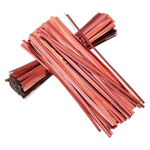 YELARXI Drahtbinder wiederverwendbar, 15 cm, für Plastiktüten, Süßigkeitentüten, Pflanzen, Bastelprojekte, 800 Stück, Rot YELARXI Drahtbinder wiederverwendbar, 15 cm, für Plastiktüten, Süßigkeitentüten, Pflanzen, Bastelprojekte, 800 Stück, Rot von YELARXI