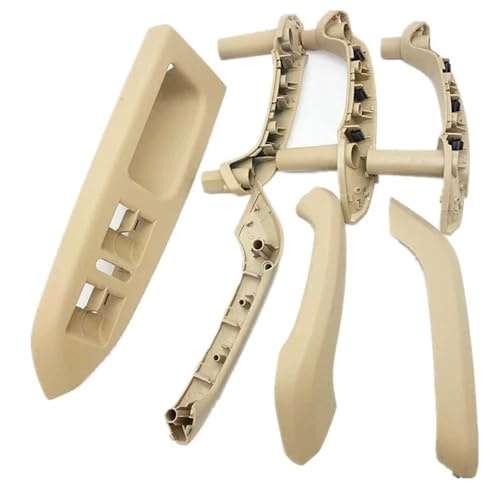 YELEMEABHB 7 PCS Autotürgriffrahmen Passend for Volkswagen Touran 2003-2016 Innenabdeckung Fensterschalter Panel Schalter Zubehör 1T1 867 371 Türinnengriff(Beige) von YELEMEABHB