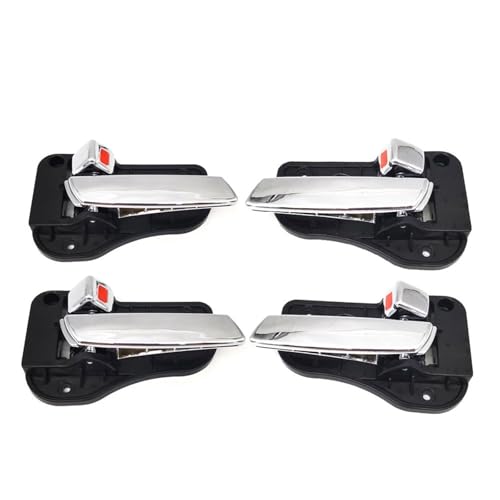 YELEMEABHB 82610-1D000 Auto-Innentürgriff Innen Chrom Silber Griff Fit for KIA Carens Rondo 2007 2008 2009 2010 2011 2012 2013 Türinnengriff(1 Set) von YELEMEABHB