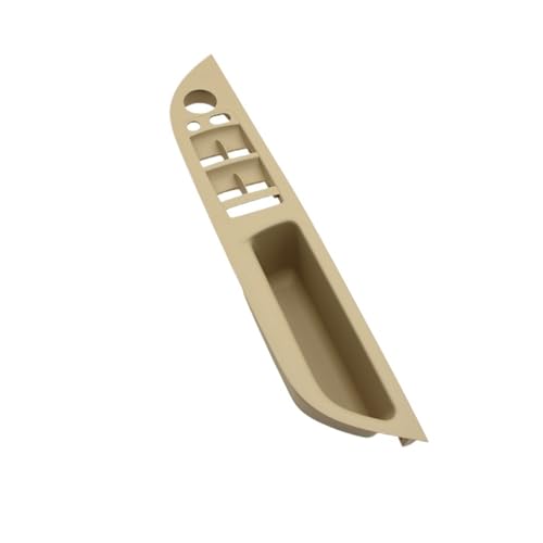 YELEMEABHB Auto-Innentürgriff-Armlehnenverkleidung Pull Trim Cover Ersatz Fit for BMW 5 Series E60 E61 2006-2010 51416983703 Türinnengriff(RHD Beige) von YELEMEABHB